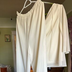 Elegant White Two-Piece Set